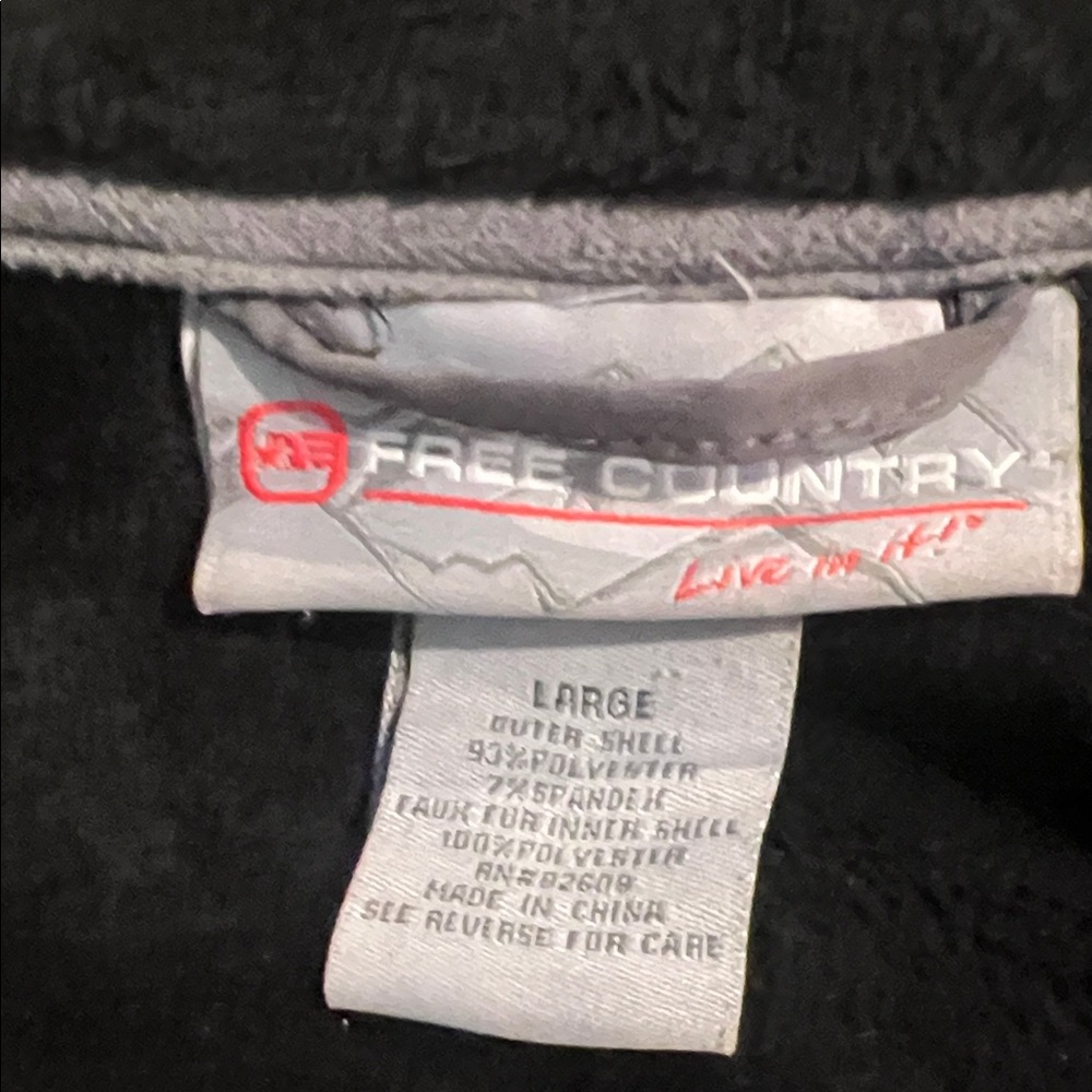 Free Country Black Jacket - Picture 8 of 8